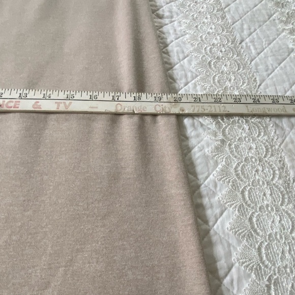 Worthington Knits 2 Piece Skirt Set Beige Long Sleeve with Maxi Skirt Size M - Picture 16 of 16